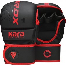 Рукавиці для ММА (Греплінгові рукавички) RDX F6 Kara Matte Red Plus L/XL, код: GSR-F6MR-L/XL+ Рукавиці для ММА (Греплінгові рукавички) RDX F6 Kara Matte Red Plus L/XL, код: GSR-F6MR-L/XL+