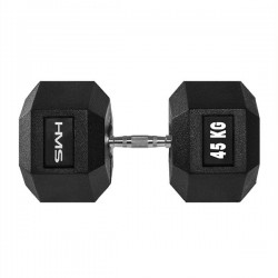 Гантель HMS Hex Pro 1х45 кг, код: 17-66-129-IN