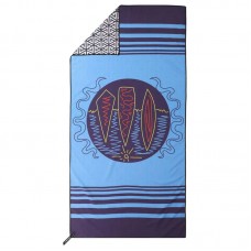 Рушник для пляжу Beach Towel Surfboard 1600x800 мм, фіолетовий, код: T-SBT_V