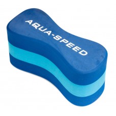 Колобашка для плавання Aqua Speed Junior 3 Layesr Pullbuoy 200x80x100 мм, синій-блакитний, код: 5908217667786