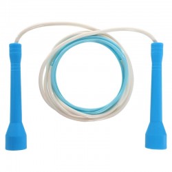 Скакалка FitGo 2,8м, блакитний-білий, код: FI-8634_NW