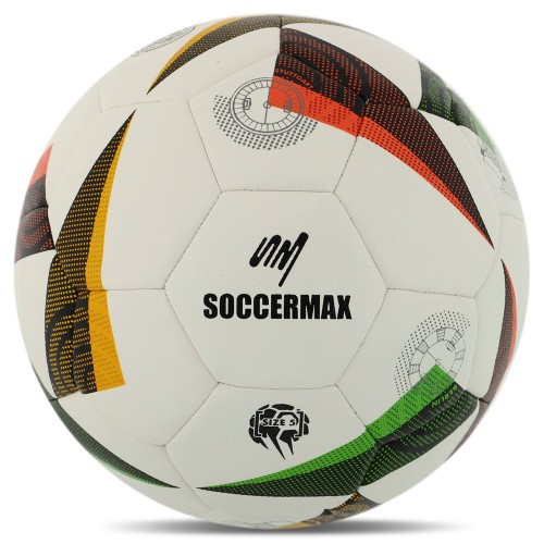 М"яч футбольний Hybrid Soccermax №5 PU, білий, код: FB-7992_W