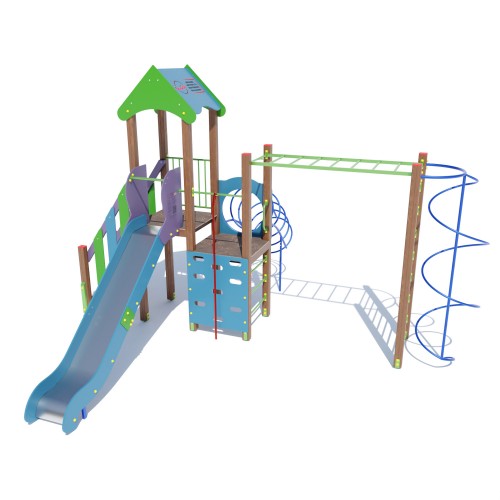 Ігровий комплекс Miros "Радість" 5470x4800x3550 мм, код: DIO805