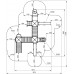 Ігровий комплекс InterAtletika Замок-М 8450х6570х4337 мм, код: T903М-SM