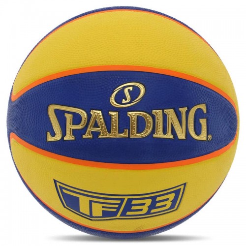 М'яч баскетбольний гумовий Spalding №6, синій-жовтий, код: 84352Y-S52 М'яч баскетбольний гумовий Spalding №6, синій-жовтий, код: 84352Y-S52