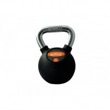 Гиря LiveUp Rubber Kettel Dumbell 20 кг, чорний, код: 6951376138764