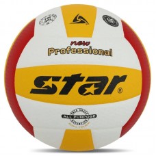 М"яч волейбольний Star New Professional №5, жовто-червоний-білий, код: VB315-34-S52