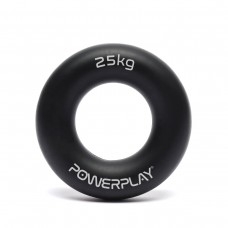 Еспандер кистьовий силіконовий PowerPlay Hand Grip Ring Hard 25 кг, чорний, код: PP_4324_25kg