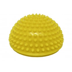 Напівсфера масажна кіндербол EasyFit 160х80 мм, м'яка жовта, код: EF-3001-Y Напівсфера масажна кіндербол EasyFit 160х80 мм, м'яка жовта, код: EF-3001-Y