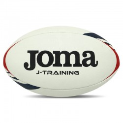 М"яч для регбі Joma J-Training №5, білий-синій-червоний, код: 400679-206