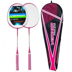 Набір для бадмінтону в чохлі Weinixun Power, рожевий, код: PRO-219_P Набір для бадмінтону в чохлі Weinixun Power, рожевий, код: PRO-219_P