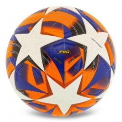 М"яч футбольний PlayGame №5 PU, помаранчевий-білий, код: FB-4993_OR