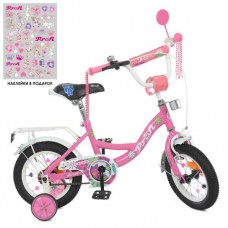 Велосипед дитячий Profi Kids Blossom d=12, рожевий, код: Y12301N-MP