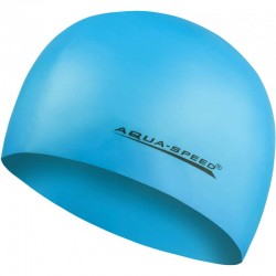 Шапка для плавання Aqua SpeedMega світло-блакитний, код: 5908217635570