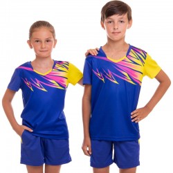 Форма волейбольна підліткова PlayGame Lingo 2XS, рост 135-145, блакитний-жовтий, код: LD-P818_2XSNY