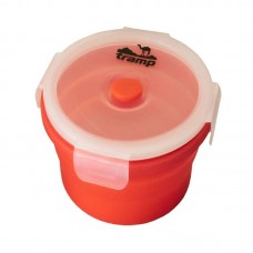 Контейнер складний з кришкою-засувкою Tramp (550ml) orange, код: TRC-088-orange