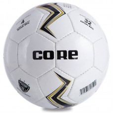 М"яч для футзалу Core Brilliant Shiny №4, білий-чорний, код: CRF-043-S52