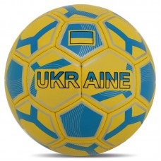 М"яч футбольний Ballonstar Ukraine №5 PU, жовтий-синій, код: FB-8555-S52