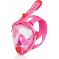 Повнолицьова маска для дітей Aqua Speed Spectra 2.0, розмір L, рожевий-червоний, код: 5908217670854