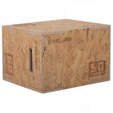 Бокс пліометричний дерев"яний Zelart Box-Wood 60см 1шт, код: FI-3636-1-S52