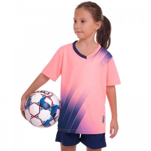 Форма футбольна дитяча PlayGame розмір XS, ріст 140, рожевий, код: D8833B_XSP-S52