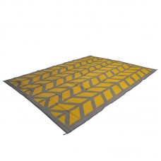 Килимок для пікніка Bo-Camp Flaxton Extra Large Yellow 3500х2700х10 мм, сірий-жовтий, код: DAS301458