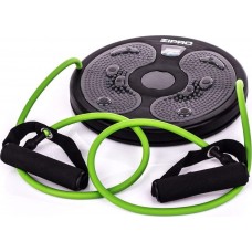 Диск здоров"я з ручками Zipro Swivel, чорно-зелений, код: 5901793678528-IN