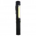 Ліхтарик Trixline C220 3W COB + 1W LED, чорний, код: 821580-IN