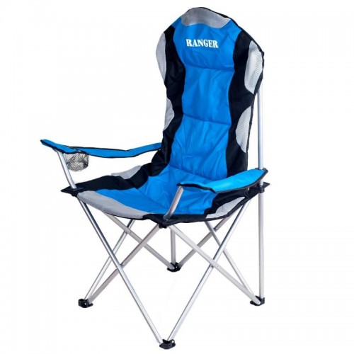 Крісло складане Ranger SL 751, 1110х530х860 мм, синій, код: RA2220