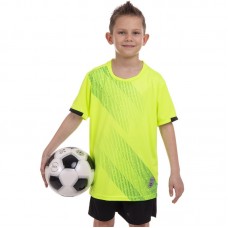 Форма футбольна дитяча PlayGame розмір 3XS, ріст 120, салатовий-чорний, код: D8827B_3XSLGBK-S52