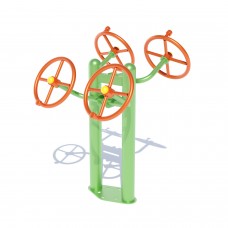 Дитячий вуличний тренажер Brustyle для м"язів рук плечового пояса, код: KG122 Дитячий вуличний тренажер Brustyle для м"язів рук плечового пояса, код: KG122