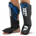 Захист гомілки та стопи дитячий Муай Тай, Кікбоксинг GreenHill L, чорний-синій, код: GH068_LBKBL