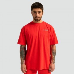 Футболка чоловіча GymBeam Oversized Limitless Red L, червоний, код: 122524-GB