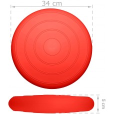 Балансувальна масажна подушка гладка EasyFit Balance Cushion, червоний, код: EF-3164-R-EF