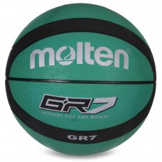 М"яч баскетбольний Molten CR7 №7, зелений-чорний, код: BGR7-GK-SH_GBK