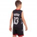 Форма баскетбольна підліткова PlayGame NB-Sport NBA Houston 13 S (10-13 років), 140-150см, чорний-червоний, код: BA-0968_LBKR