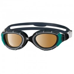 Окуляри для плавання Zoggs Predator Flex Polarized Ultra розмір R, зелено-чорні, код: 194151045932