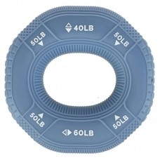 Еспандер кистьовий кільце з потрійним навантаженням Jello, навантаження 40LB-50LB-60LB, світло-сірий, код: FI-0649_LGR Еспандер кистьовий кільце з потрійним навантаженням Jello, навантаження 40LB-50LB-60LB, світло-сірий, код: FI-0649_LGR