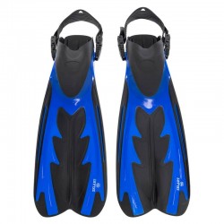 Ласти з відкритою п"ятою Zelart M-L (41-43) чорний-синій, код: F16-N_MLBKBL Ласти з відкритою п"ятою Zelart M-L (41-43) чорний-синій, код: F16-N_MLBKBL