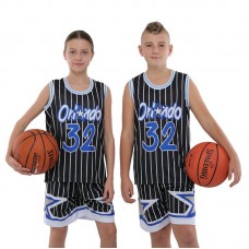 Форма баскетбольна дитяча NBA клуб Orlando Magic 32, розмір L, чорний-білий, код: BA-9827_L