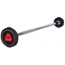 Штанга фіксована пряма гумова Li Nuo довжина-106см 5кг, код: TA-3622-5-S52 Штанга фіксована пряма гумова Li Nuo довжина-106см 5кг, код: TA-3622-5-S52