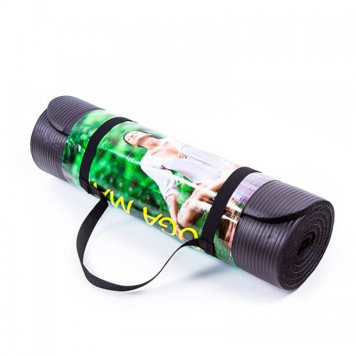 Килимок для фітнесу FitGo 10 мм, код: 5415-15BL Килимок для фітнесу FitGo 10 мм, код: 5415-15BL