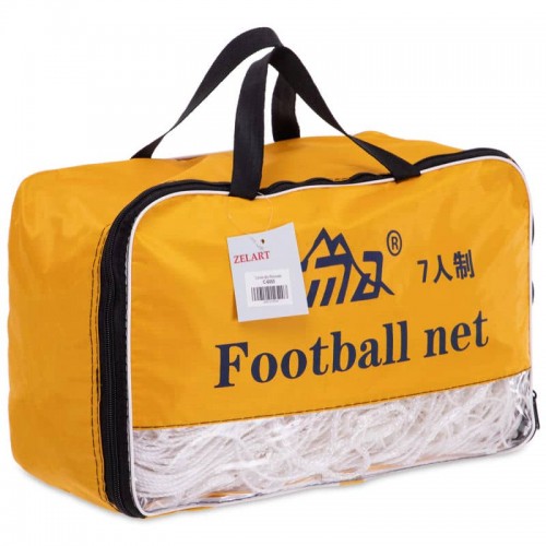 Сітка на ворота футбольні PlayGame 7320х2440х1500 мм, 2шт, код: C-6055-S52 Сітка на ворота футбольні PlayGame 7320х2440х1500 мм, 2шт, код: C-6055-S52