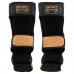 Захист гомілки та стопи для єдиноборств Zelart, розмір M, чорний-золотий, код: BO-1209_MGO