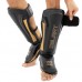 Захист гомілки та стопи для єдиноборств Zelart, розмір M, чорний-золотий, код: BO-1209_MGO