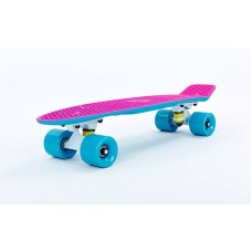 Скейтборд пластиковий PLAYBABY Penny Rubber Soft Twin Fish 22in, код: SK-410-2