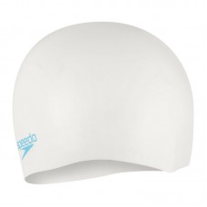 Шапка для плавання дитяча Speedo Plain Moud Silc Cap JF/JM/JU білий, код: 5059937668864