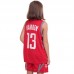 Форма баскетбольна підліткова PlayGame NB-Sport NBA Rockets 13 XL (13-16 років), ріст 150-160см, червоний-сірий, код: BA-0966_XLRGR-S52