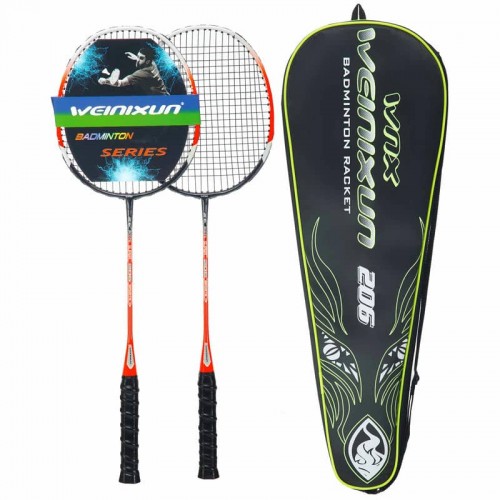 Набір для бадмінтону в чохлі Weinixun Roots Super Sports, помаранчевий, код: MT-206_OR Набір для бадмінтону в чохлі Weinixun Roots Super Sports, помаранчевий, код: MT-206_OR