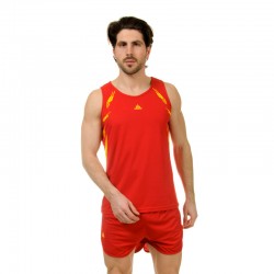 Форма для легкої атлетики чоловіча Lingo 3XL, зріст 180-185, червоний, код: LD-8307_3XLR